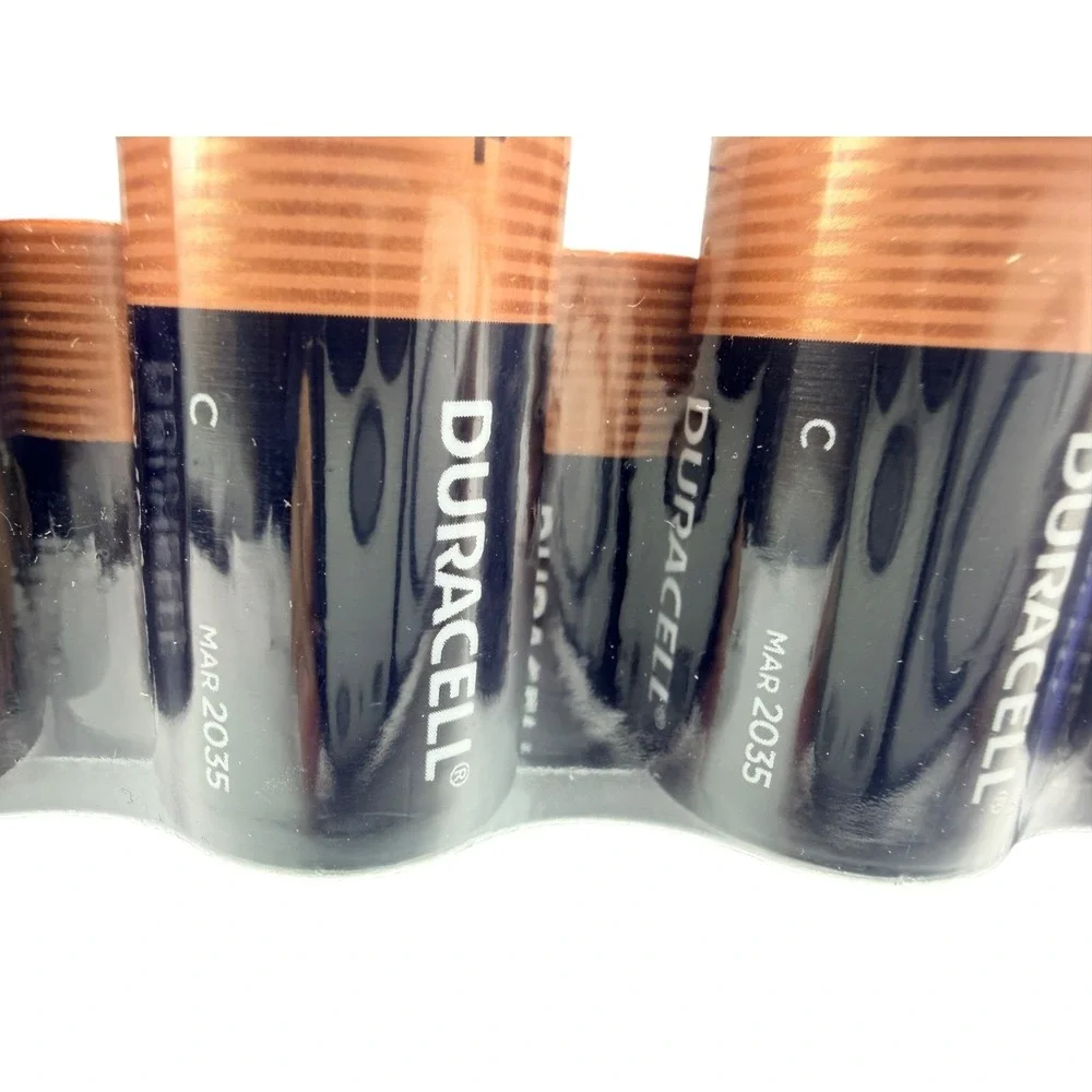 Duracell MN14R8DW‎ CopperTop Alkaline C Batteries 8 Pack for Household & Office